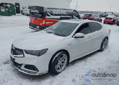 2019 Acura Tlx Tech A-Spec Pkgs from USA, damaged, VIN 19UUB3F64KA002826